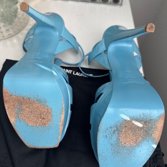 YSL Saint Laurent Tribute Platform Sandals - Picture 3 of 5